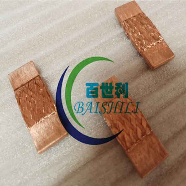 铜编织带熔压端子软连接
